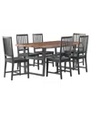 Alaterre Furniture Walden 72in Dining Table With Solid Cedar Top In Natural