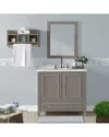 Alaterre Furniture Williamsburg 2pc Wooden Bathroom Vanity Set