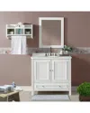 Alaterre Furniture Williamsburg 3pc Wooden Bathroom Vanity