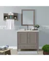 Alaterre Furniture Williamsburg 2pc Wooden Bathroom Vanity Set
