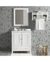 Alaterre Furniture Williamsburg 3pc Wooden Bathroom Vanity Set