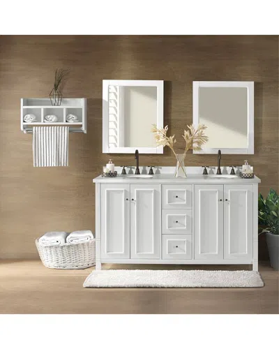 ALATERRE ALATERRE FURNITURE WILLIAMSBURG 4PC WOODEN BATHROOM VANITY SET
