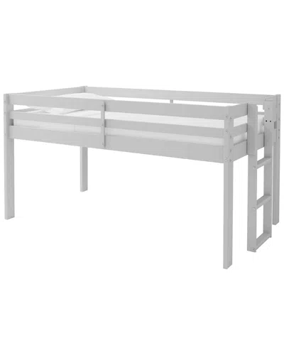 Alaterre Jasper Twin Wood Junior Loft Bed In Gray