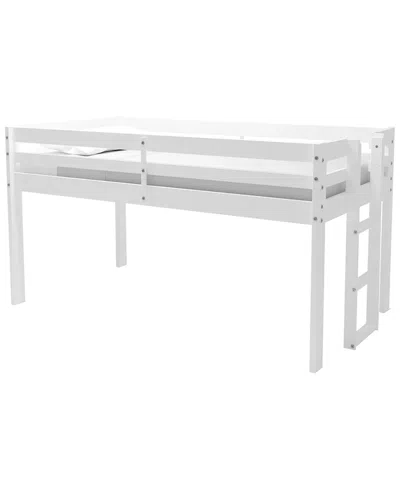 Alaterre Jasper Twin Wood Junior Loft Bed In Gray