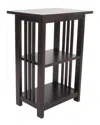 Alaterre Mission 2 Shelf End Table