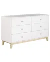 Alaterre Mod 60in 6-drawer Double Dresser