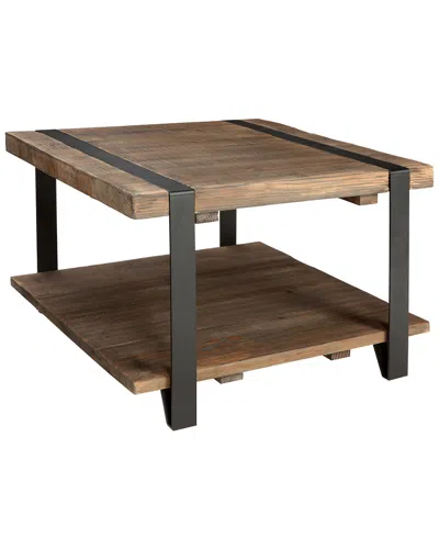 Alaterre Modesto 27in Reclaimed Wood Square Coffee Table