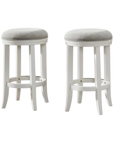ALATERRE ALATERRE NATICK SET OF 2 COUNTER HEIGHT STOOLS