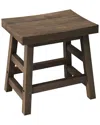 Alaterre Pomona - Wood 20inh Barstool With Metal Legs