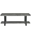 Alaterre Pomona Metal And Wood Bench