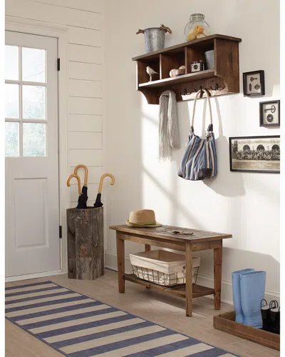 Alaterre Revive Storage Coat Hook With Bench Set In Multi