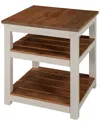 Alaterre Savannah 2 Shelf End Table