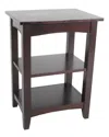 Alaterre Shaker Cottage 2 Shelf End Table