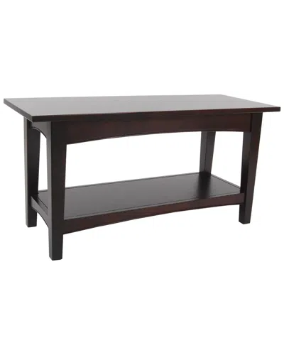 Alaterre Shaker Cottage Bench With Shelf