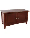 Alaterre Shaker Cottage Storage Cabinet Bench