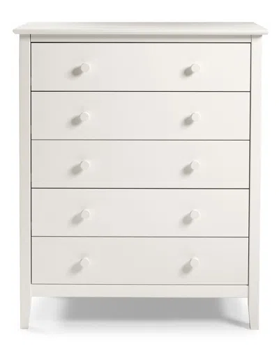 Alaterre Simplicity 5-drawer Chest In White