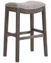 Alaterre Williston Bar Height Stool In Brown