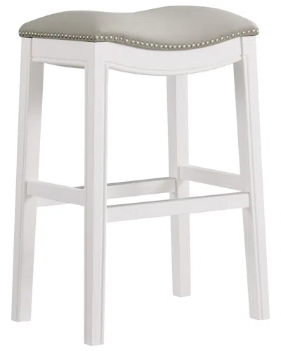 Alaterre Williston Bar Height Stool In White