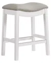Alaterre Williston Counter Height Stool In White