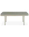 Alaterre Windham All-weather Wicker Outdoor 42in Coffee Table With Glass Top
