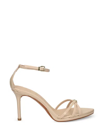 Albano Crossover-strap Sandals In Neutral