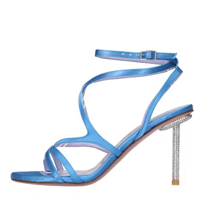 Albano Sandals Clear Blue In Azzurro Blu E Verdi