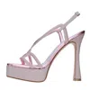 Albano Sandals Pink In Rosa Chiari E Naturali