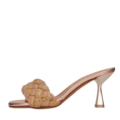 Albano Sandals Pink In Rosa Chiari E Naturali