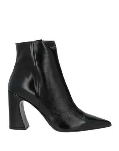Albano Woman Ankle Boots Black Size 10 Leather