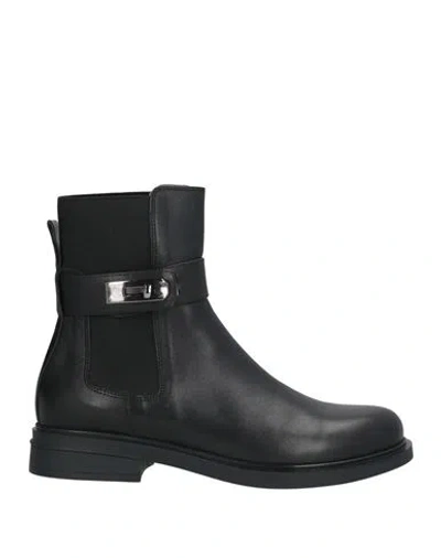 Albano Woman Ankle Boots Black Size 11 Leather