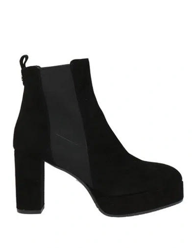 Albano Woman Ankle Boots Black Size 5 Leather