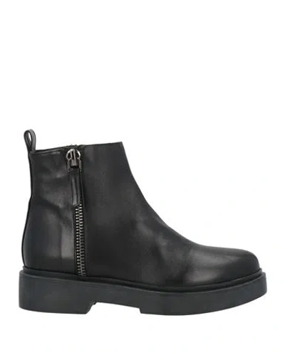 Albano Woman Ankle Boots Black Size 6 Calfskin