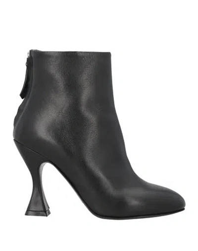 Albano Woman Ankle Boots Black Size 8 Calfskin