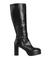 Albano Woman Boot Black Size 8 Calfskin In Black