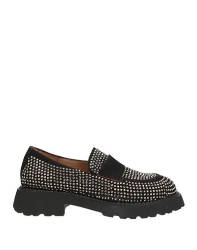 Albano Woman Loafers Black Size 9 Leather