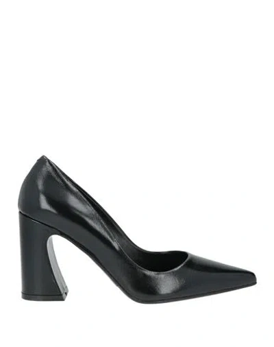 Albano Woman Pumps Black Size 7 Leather