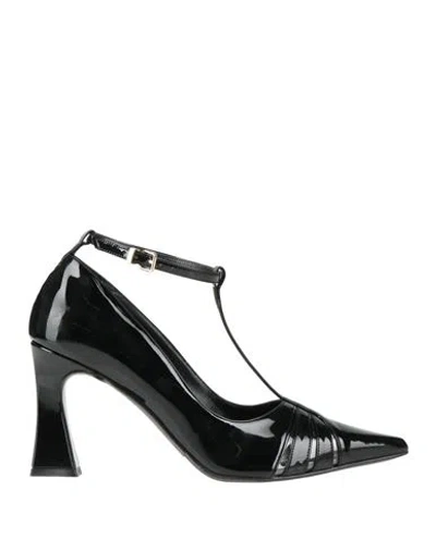 Albano Woman Pumps Black Size 8 Leather