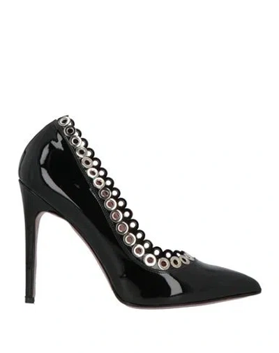 Albano Woman Pumps Black Size 9 Leather