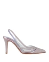 Albano Woman Pumps Pink Size 8 Textile Fibers, Pvc - Polyvinyl Chloride In Pink