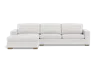 Albany Park Barton Chaise Sectional In White