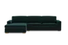 Albany Park Barton Chaise Sectional In Green