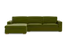 Albany Park Barton Chaise Sectional In Green