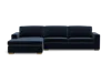 Albany Park Barton Chaise Sectional In Blue