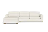 Albany Park Barton Chaise Sectional In White