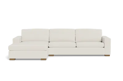 Albany Park Barton Chaise Sectional In White