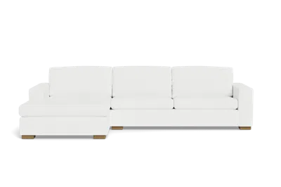 Albany Park Barton Chaise Sectional In White