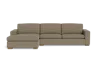 Albany Park Barton Chaise Sectional In Neutral