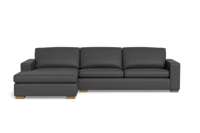 Albany Park Barton Chaise Sectional In Gray