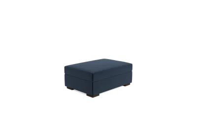 Albany Park Barton Storage Ottoman In Blue