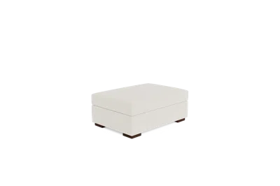 Albany Park Barton Storage Ottoman In White